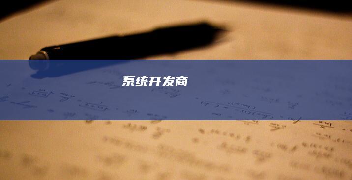 系统开发商